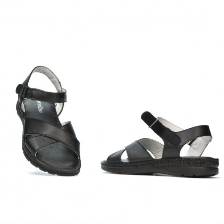 Damensandalen 5063 schwarz