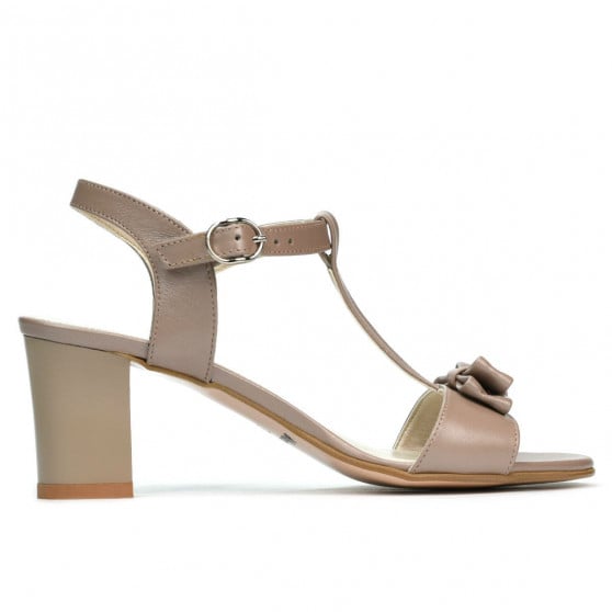 Damen Sandalen 1257 Perlmutt Cappuccino Damen Sandalen 1257 Perlmutt Cappuccino