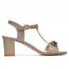 Damen Sandalen 1257 Perlmutt Cappuccino