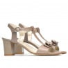Damen Sandalen 1257 Perlmutt Cappuccino