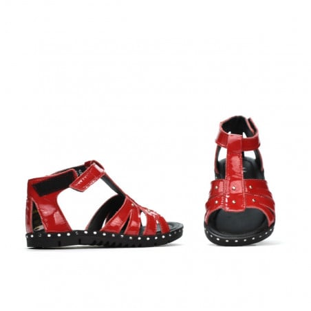 Kleinkindersandalen 66c roter Lack