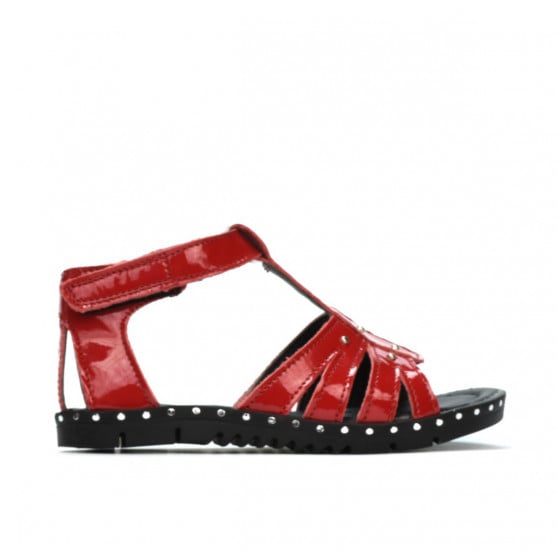 Kleinkindersandalen 66c roter Lack Kleinkindersandalen 66c roter Lack