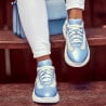 Damen Sportschuhe 6015 blau perlmutt kombiniert