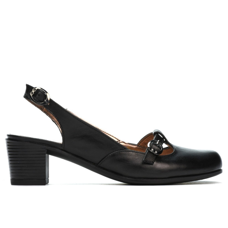 Damensandalen 6016 schwarz