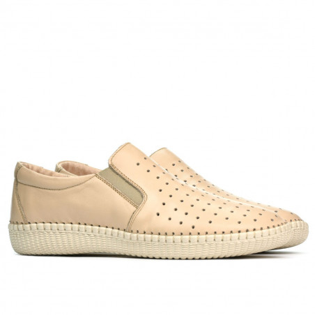 Damen-/Jugendliche Mokassins 689 beige01