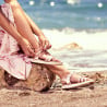 Damensandalen 5067 Gold lifestyle