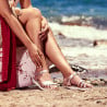 Damensandalen 5067 Gold lifestyle