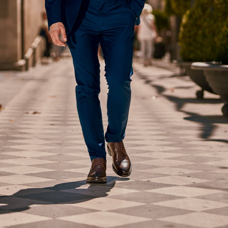 Elegante Herrenschuhe 896 a Café