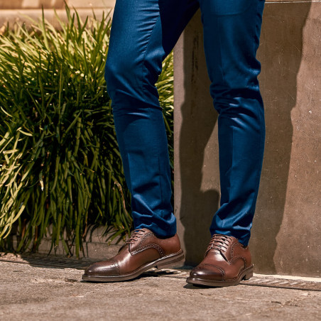 Elegante Herrenschuhe 896 a Café