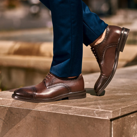 Elegante Herrenschuhe 896 a Café lifestyle