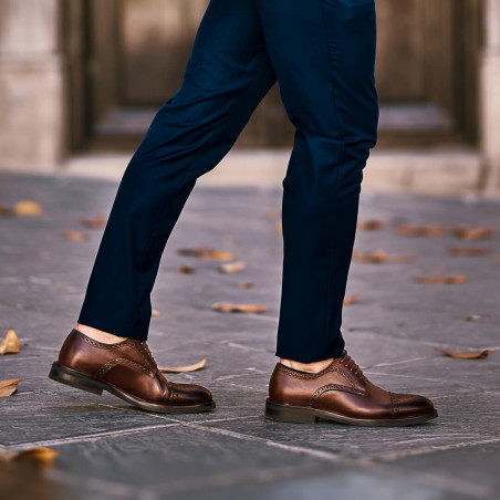 Elegante Herrenschuhe 896 a Café