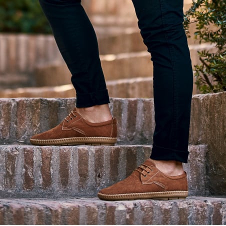 Herrenschuhe aus Wildleder 871 braun