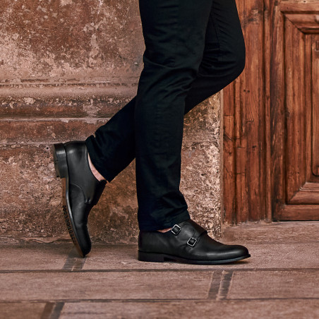 Elegante Herrenschuhe 840 schwarz