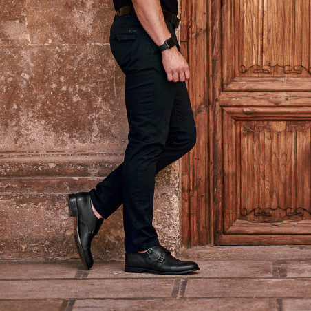 Elegante Herrenschuhe 840 schwarz