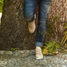 Herrensportschuhe 893sc beige Klettverschluss
