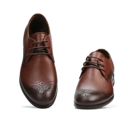Jugendschuhe 398 in Cognac