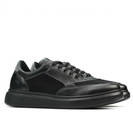 Herren Freizeitschuhe/Sportschuhe 906 schwarz kombiniert