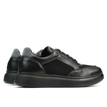 Herren Freizeitschuhe/Sportschuhe 906 schwarz kombiniert
