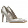Elegante Damenschuhe 1276 Cappuccino Perlmutt
