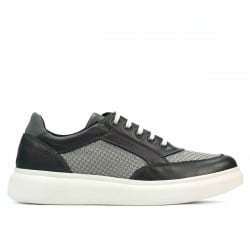 Casual/Sport Herrenschuhe 906 grau kombiniert