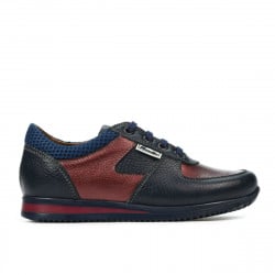 Kinderschuhe 2002 indigo+bordeaux