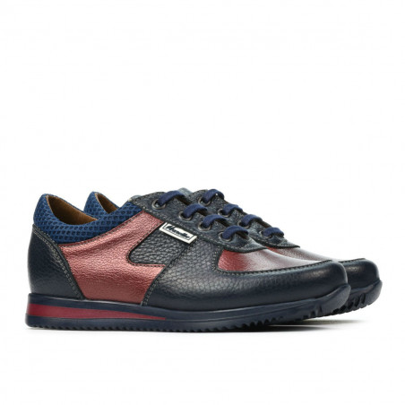 Kinderschuhe 2002 indigo+bordeaux