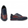 Jugendsportschuhe 377 indigo+bordeaux
