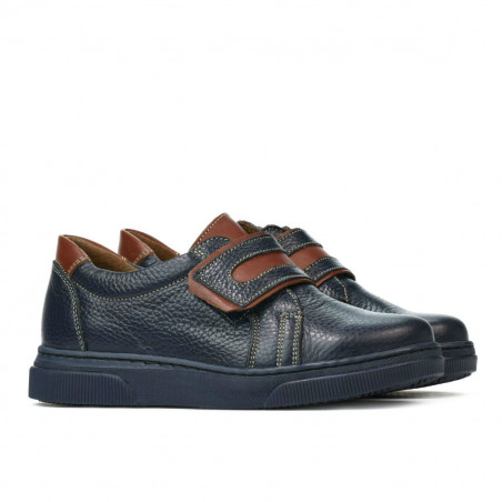 Kinderschuhe 2004 indigo+braun