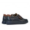 Kinderschuhe 2004 indigo+braun
