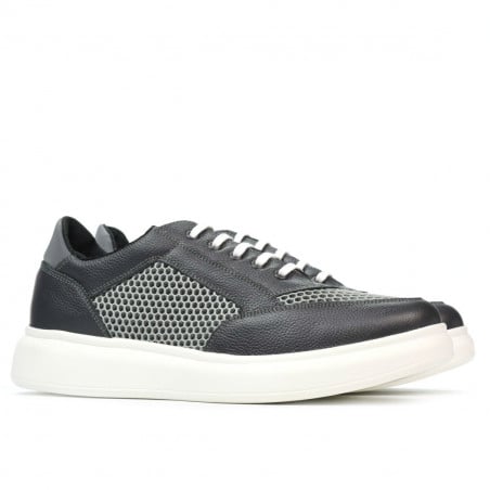 Herren Freizeitschuhe/Sportschuhe 906-1 grau kombiniert