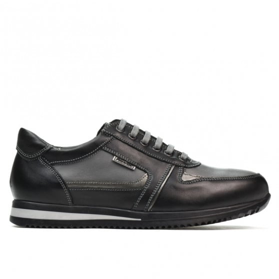 Jugendschuhe 377 schwarz+grau Jugendschuhe 377 schwarz+grau