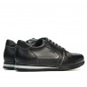 Jugendschuhe 377 schwarz+grau