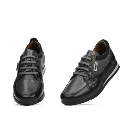 Kinderschuhe 2001 schwarz+grau