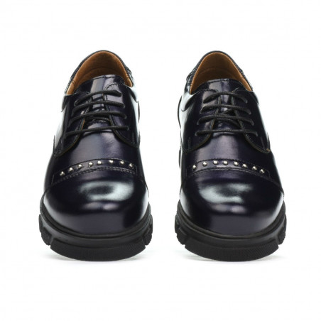 Kinderschuhe 2003 Lack Indigo