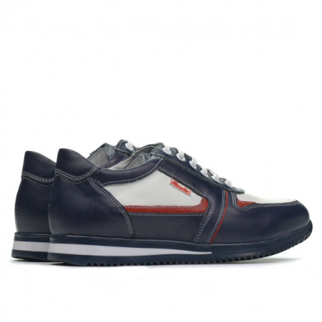 Jugendsportschuhe 377 indigo+weiß