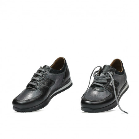 Kinderschuhe 2002 schwarz+grau