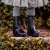 Kleinkinderstiefel 100c schwarz lifestyle