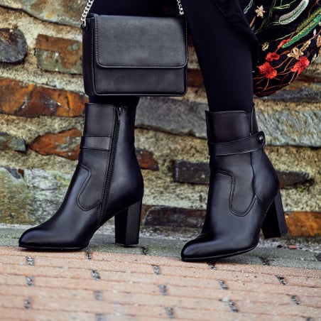 Damenstiefel 1172 schwarz