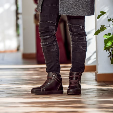 Herrenschuhe 4103 Kaffee