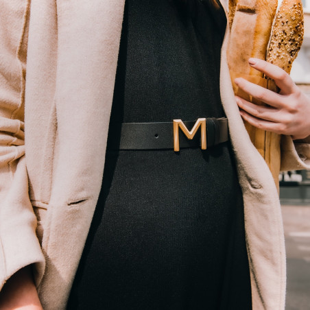 Damen Gürtel 08m schwarz