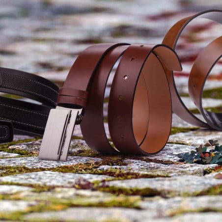 Herrengürtel 17b braun lifestyle