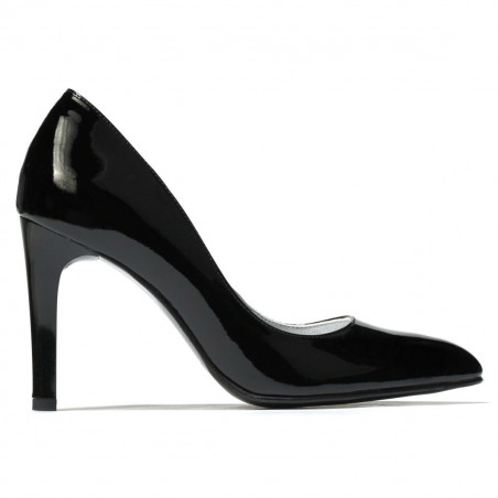 Elegante Damenschuhe 1276 schwarzer Lack