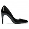 Elegante Damenschuhe 1276 schwarzer Lack