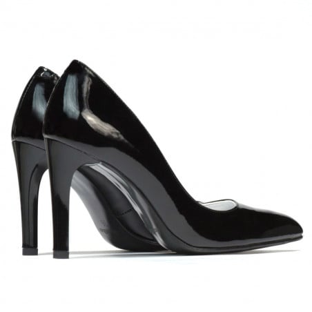 Elegante Damenschuhe 1276 schwarzer Lack