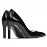 Elegante Damenschuhe 1276 schwarzer Lack