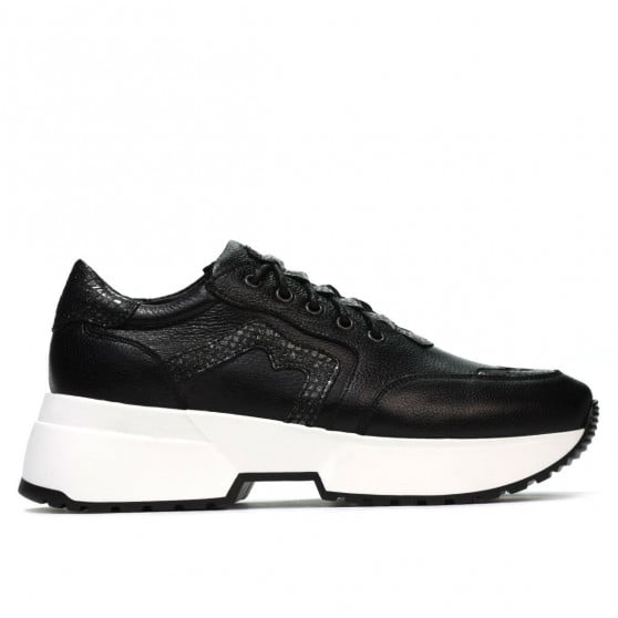 Damen Sneaker 6019 schwarz kombiniert Damen Sneaker 6019 schwarz kombiniert