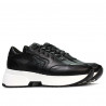 Damen Sneaker 6019 schwarz kombiniert