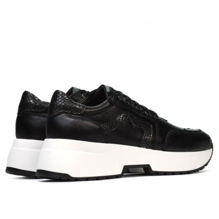 Damen Sneaker 6019 schwarz kombiniert