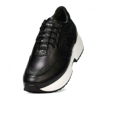 Damen Sneaker 6019 schwarz kombiniert