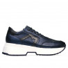 Damen-Sportschuhe 6019 in Perlmutt-Indigo kombiniert